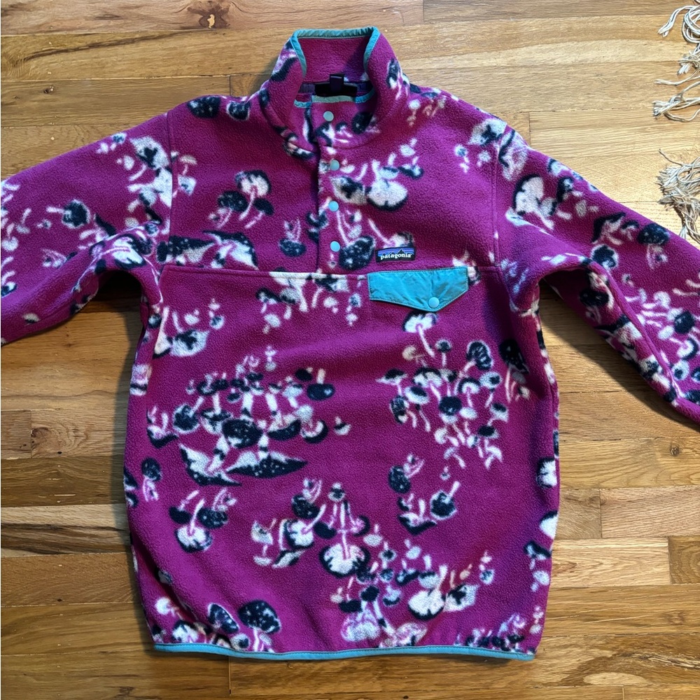 Patagonia MUSHROOM FIELDS synchilla - RARE!